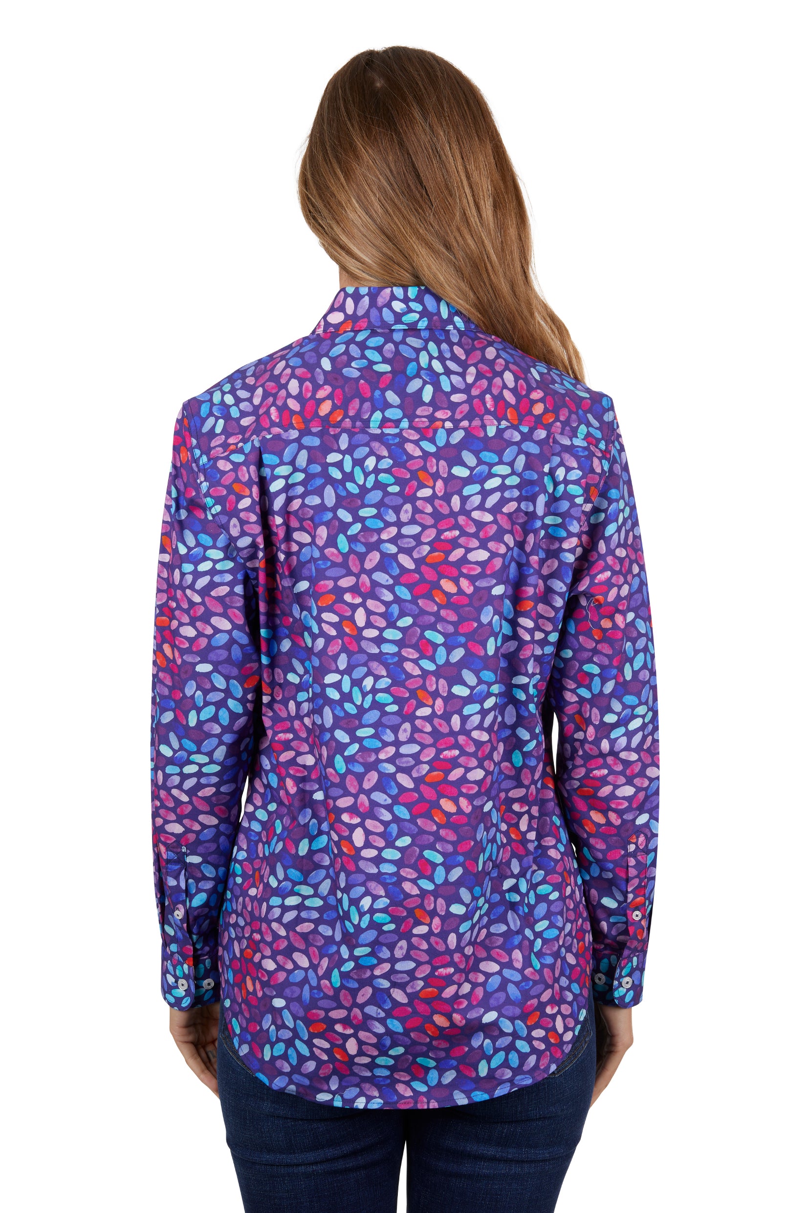 Hard Slog Women's June 1/2 Placket L/S Shirt