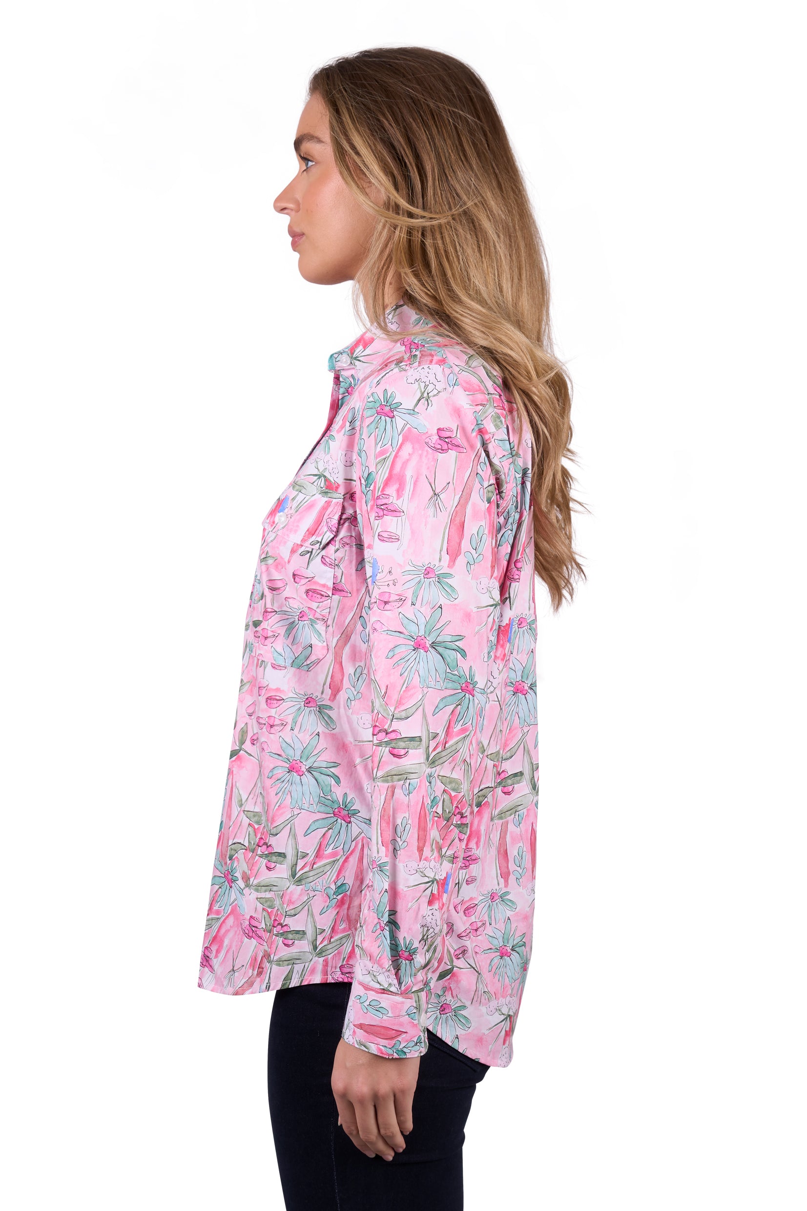 Hard Slog Women's Mill 1/2 PLacket L/S Shirt