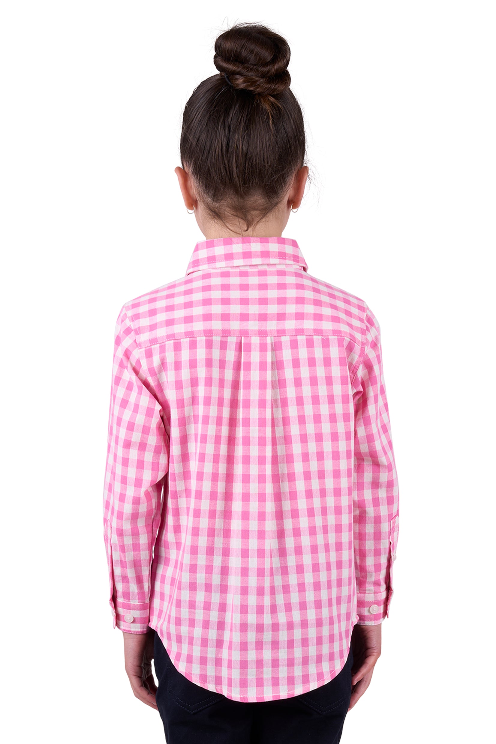 Hard Slog Girl's Melly 1/2 Placket L/S Shirt