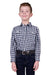 Hard Slog Boy's Dell 1/2 Placket L/S Shirt