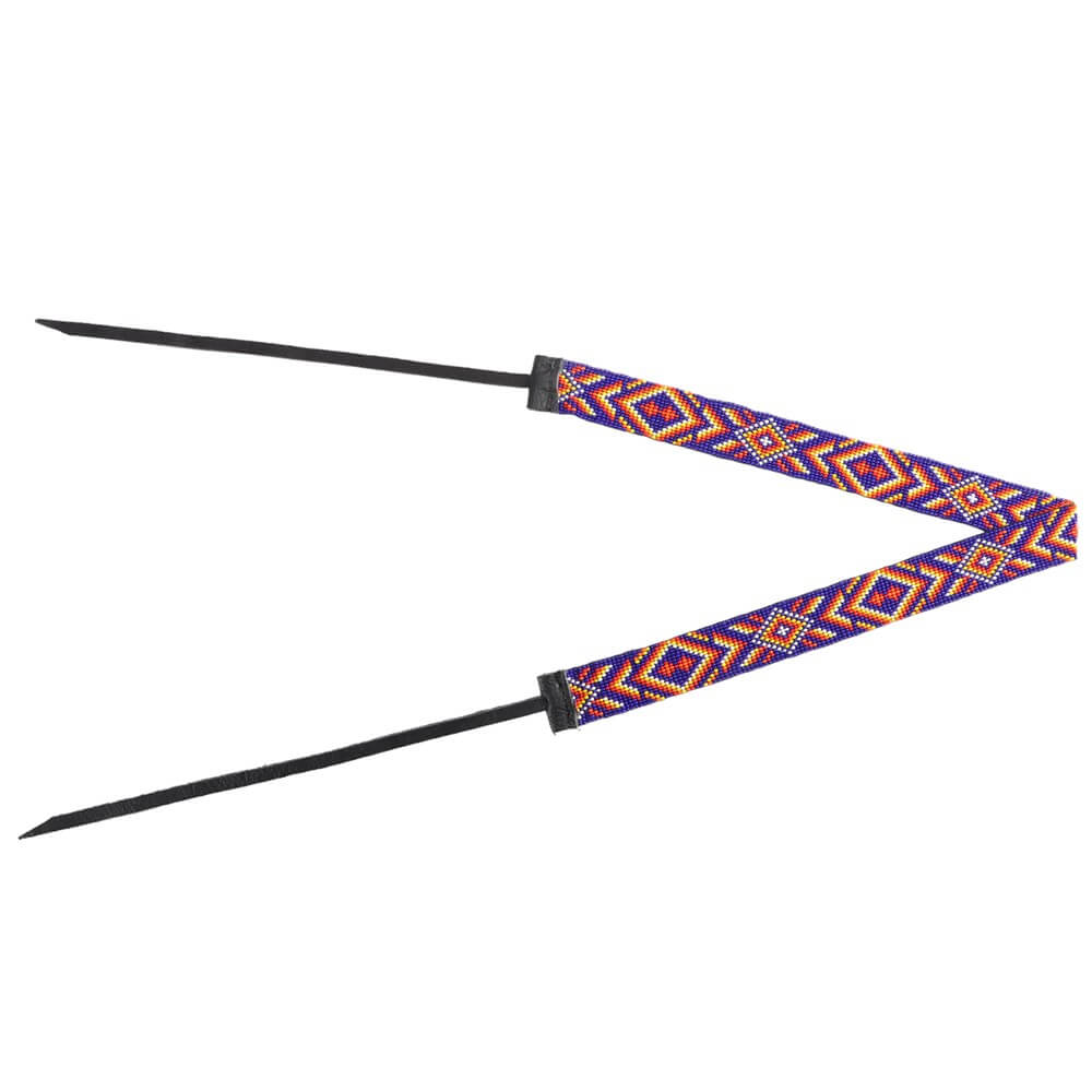 Aztec 1" Beaded Hat Band
