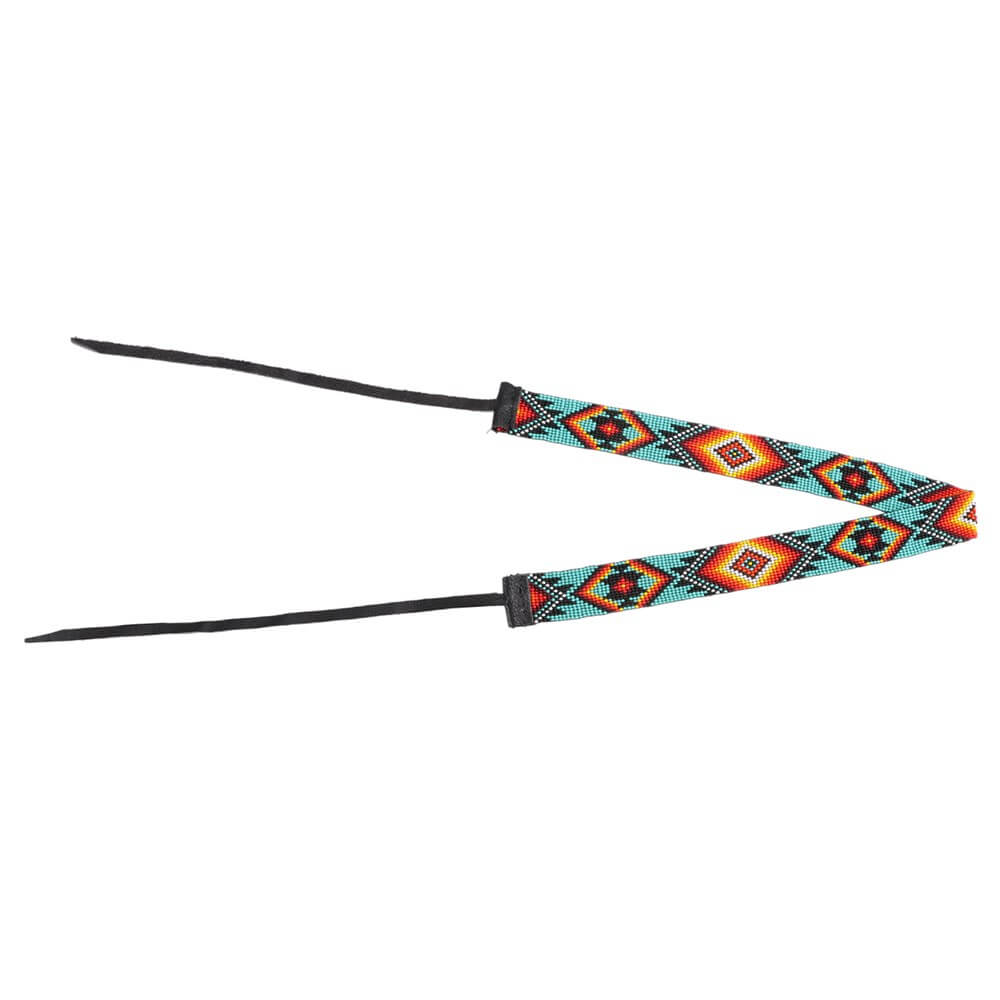 Aztec 1" Beaded Hat Band