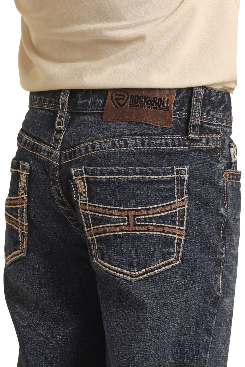 Rock & Roll Denim Boy's Hooey Revolver Slim Straight Jean