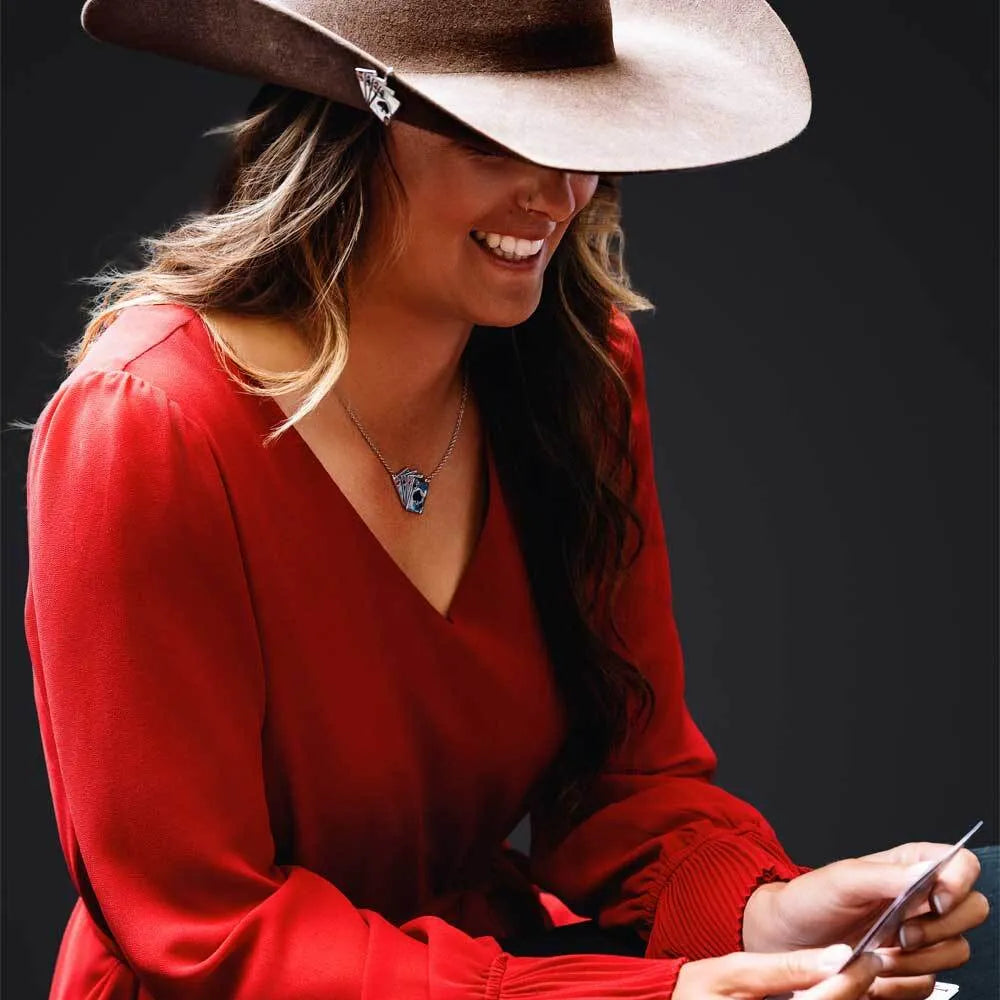 Montana Silversmith Four of a Kind Hat Clip