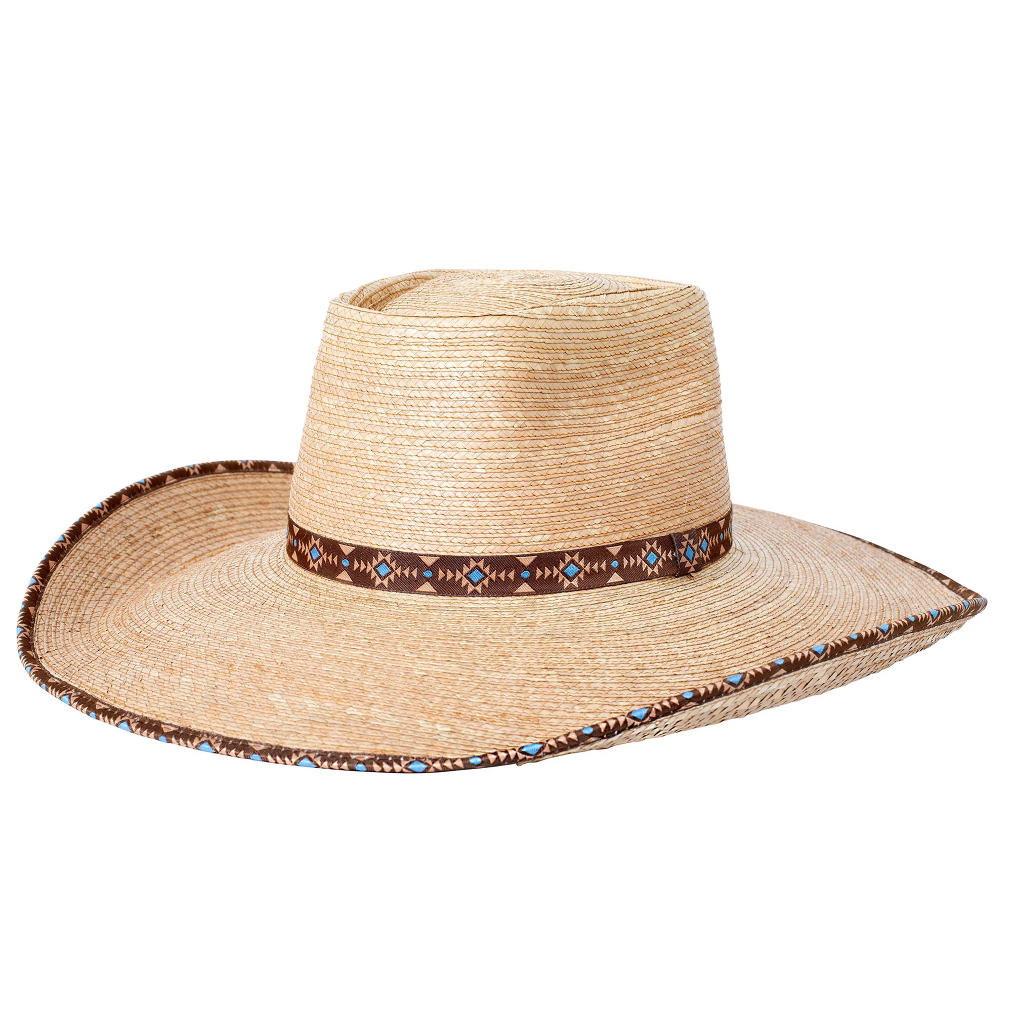 Sunbody Ava 4.5" Bound Edge Palm Cowboy Hat