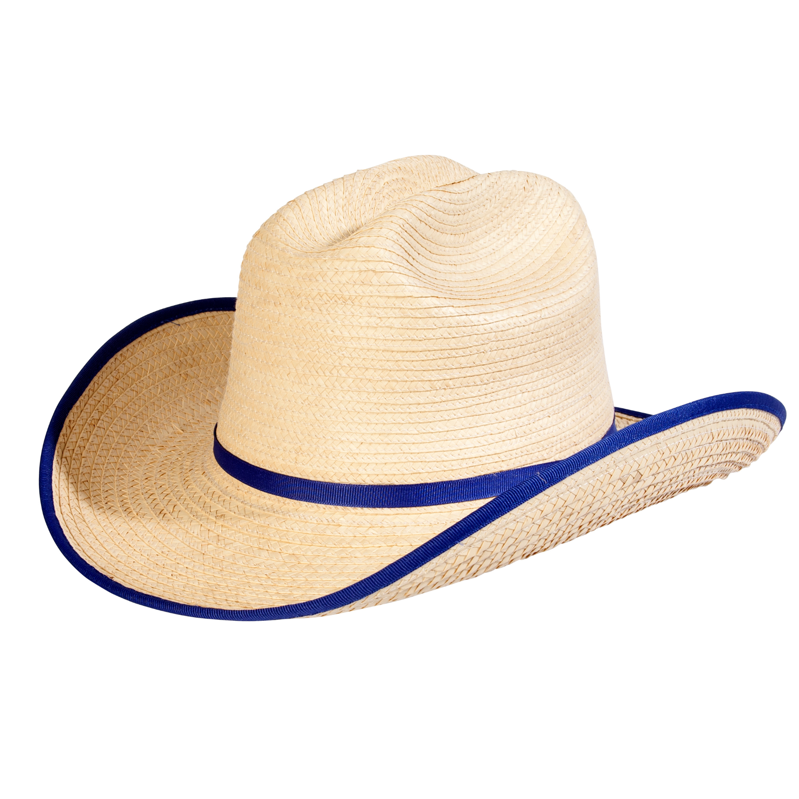 Sunbody Cattleman Kids Bound Palm Leaf Hat