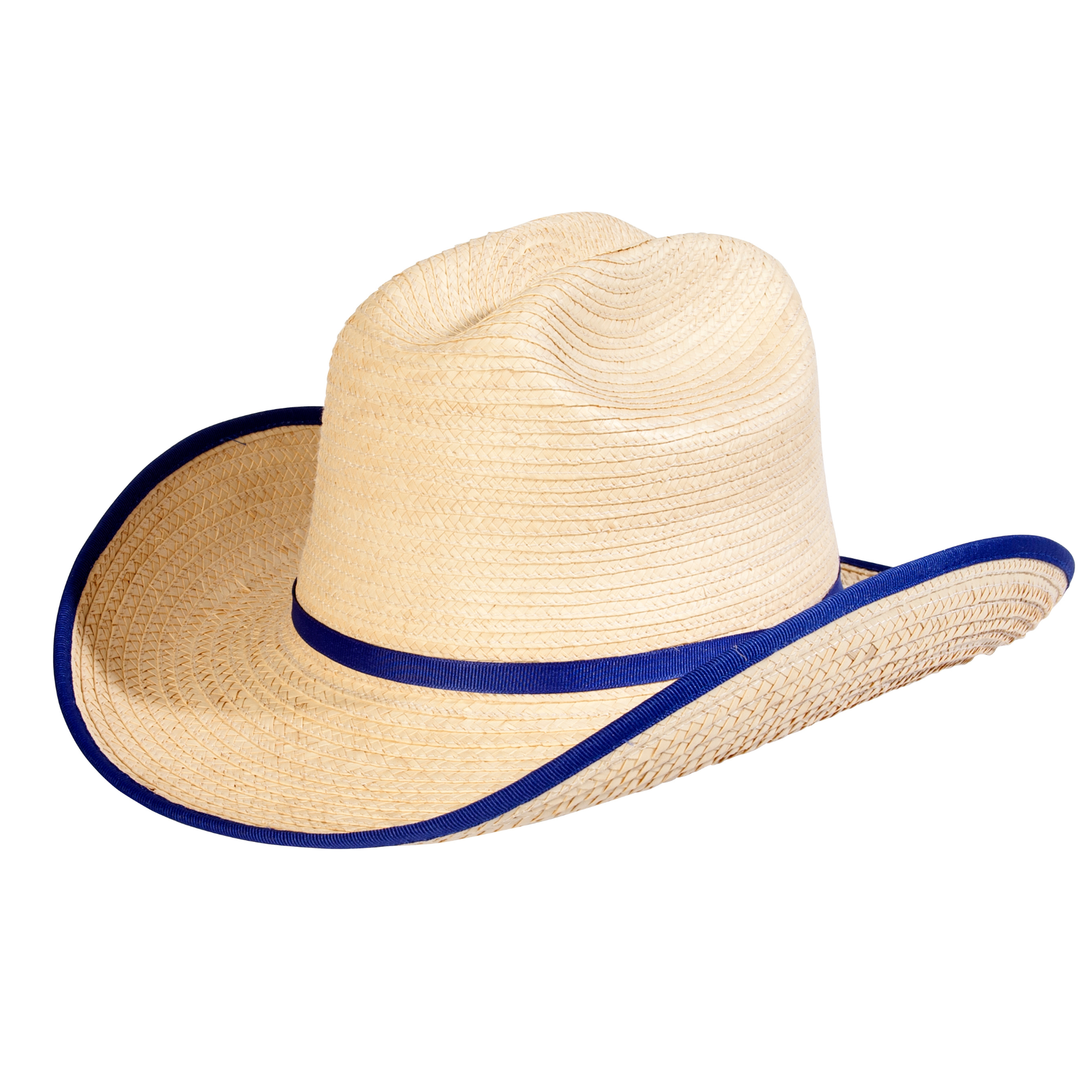 Sunbody Cattleman Kids Bound Palm Leaf Hat