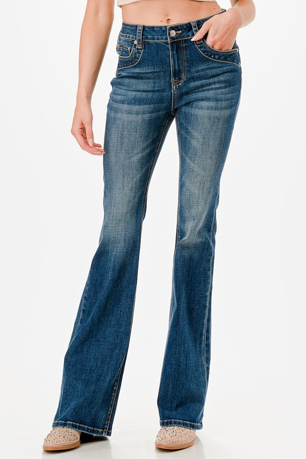 Grace In LA Women's High Waist Jeans