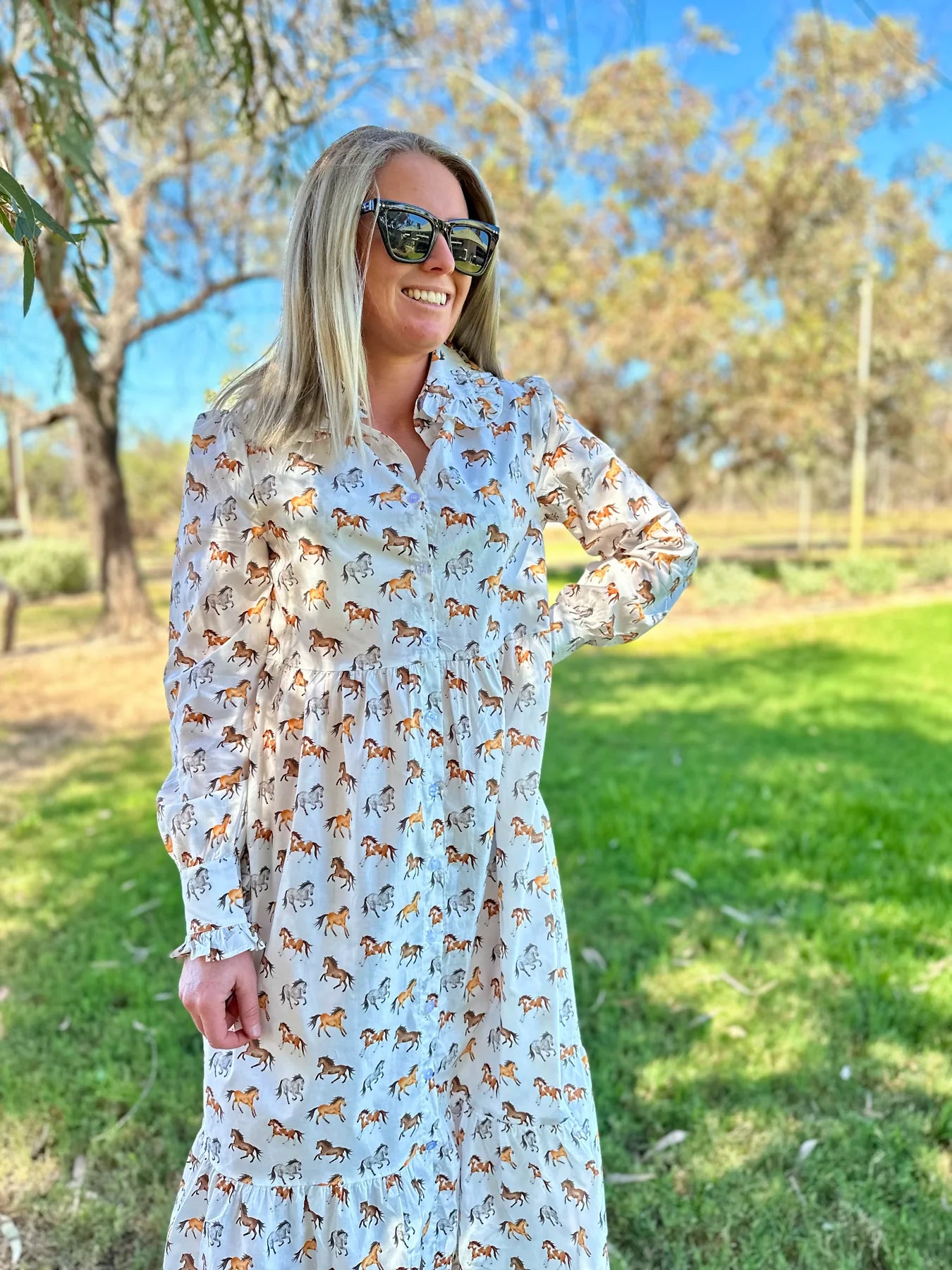 Black Colt Women's Horse Dress