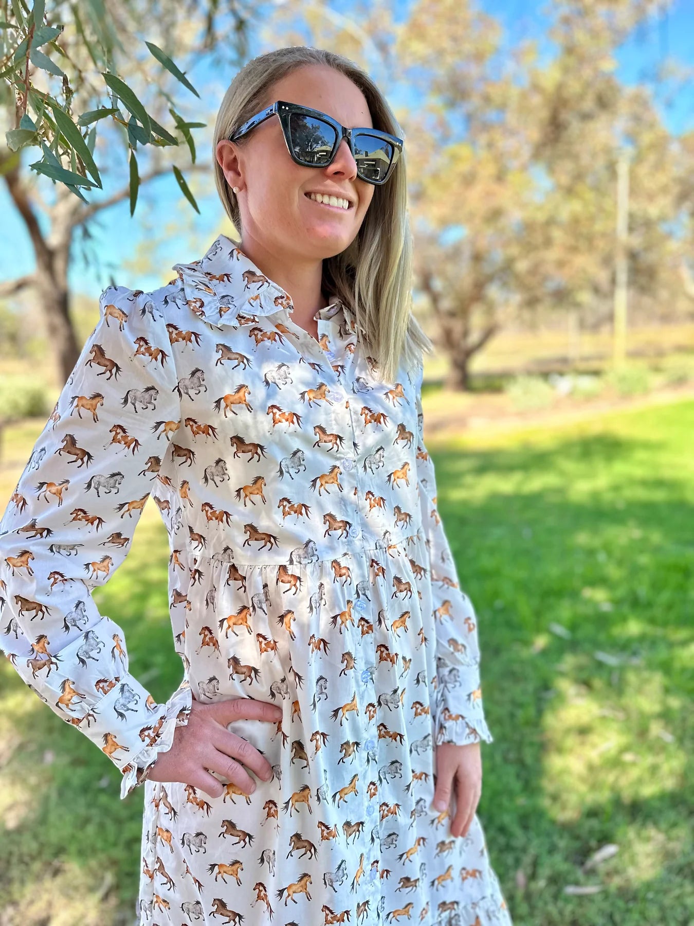 Black Colt Women's Horse Dress