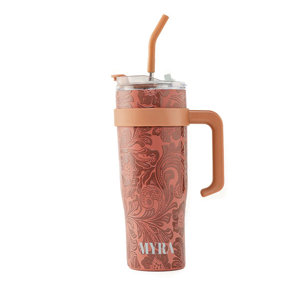 Wide Wyoming Tumbler in Brown without Tooling