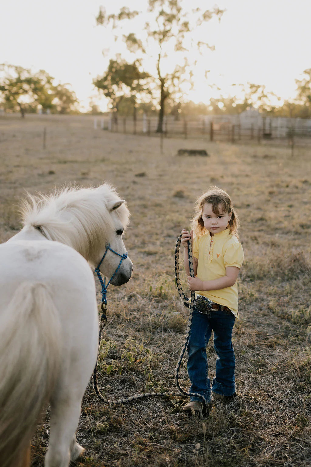 Little Windmill Co Kia Jnr S/S Ruffle Polo