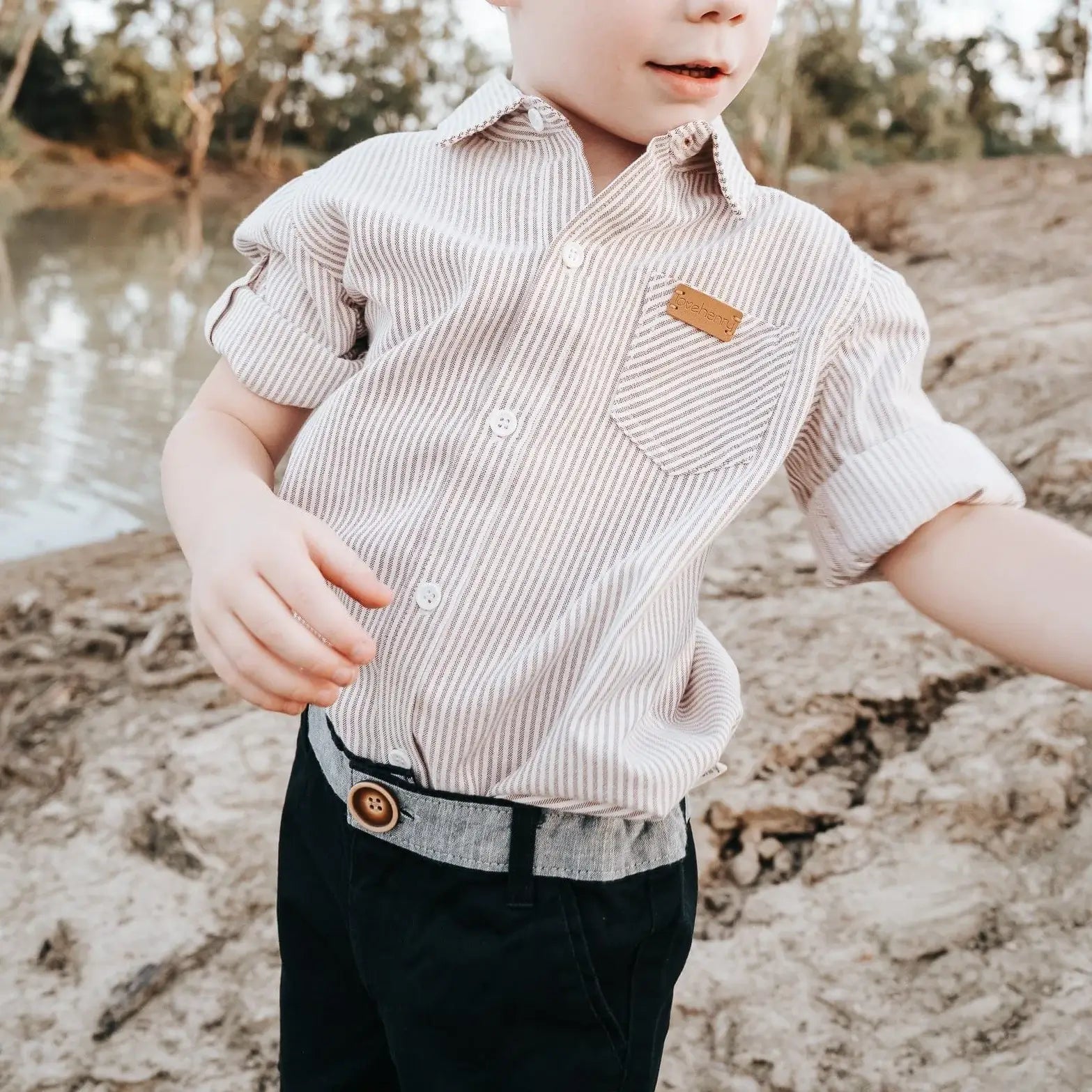 Love Henry Boy's Oscar Shorts Navy