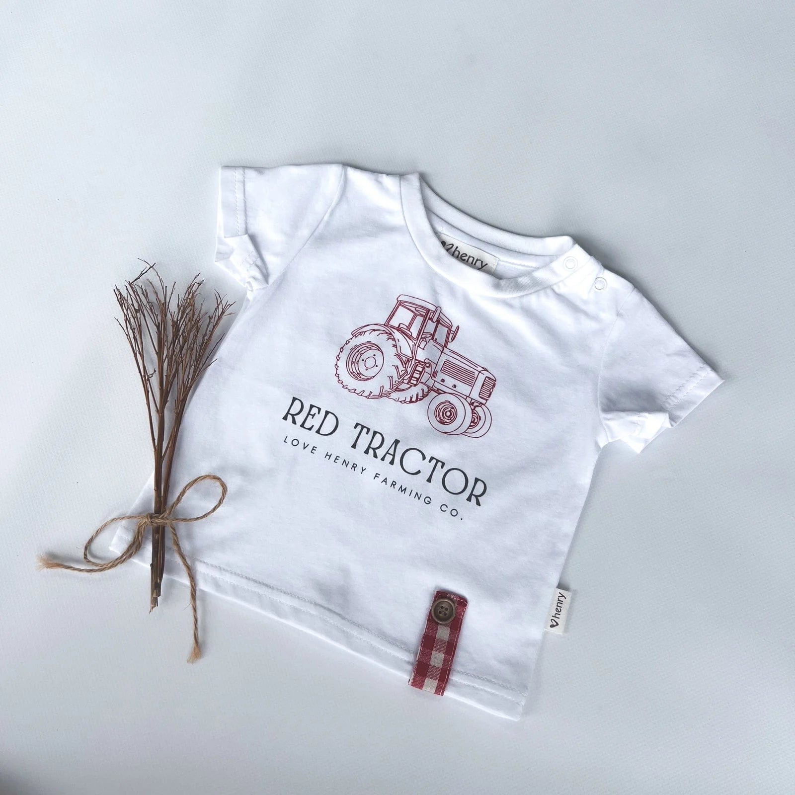 Love Henry Infant Boy's Tractor Tee