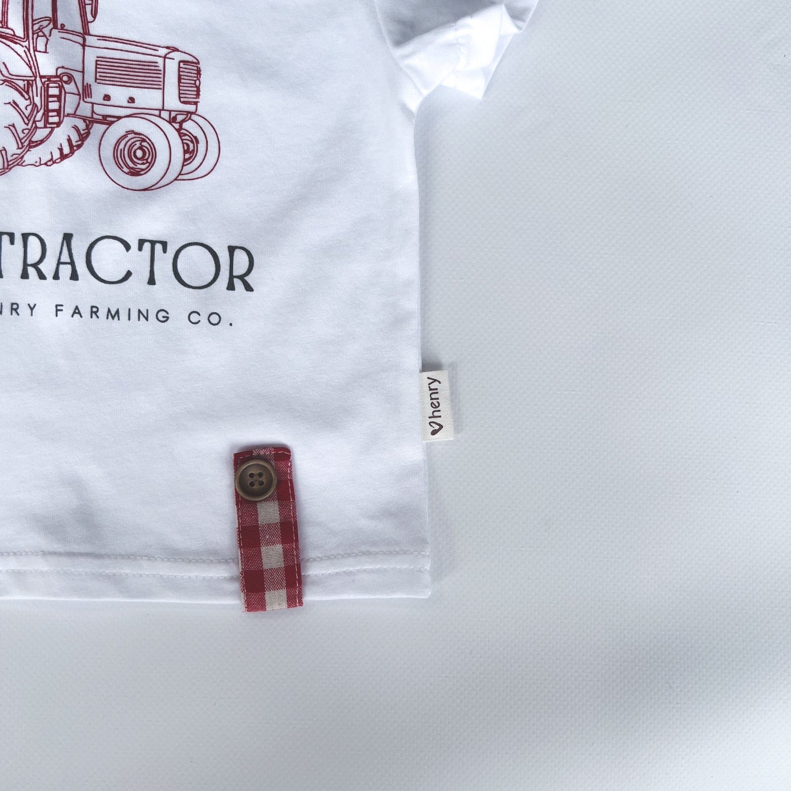 Love Henry Infant Boy's Tractor Tee