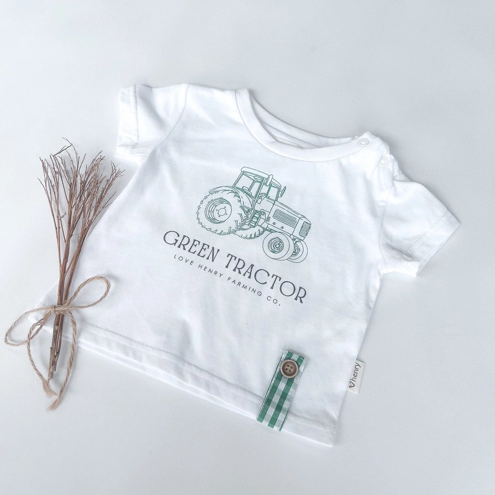 Love Henry Infant Boy's Tractor Tee