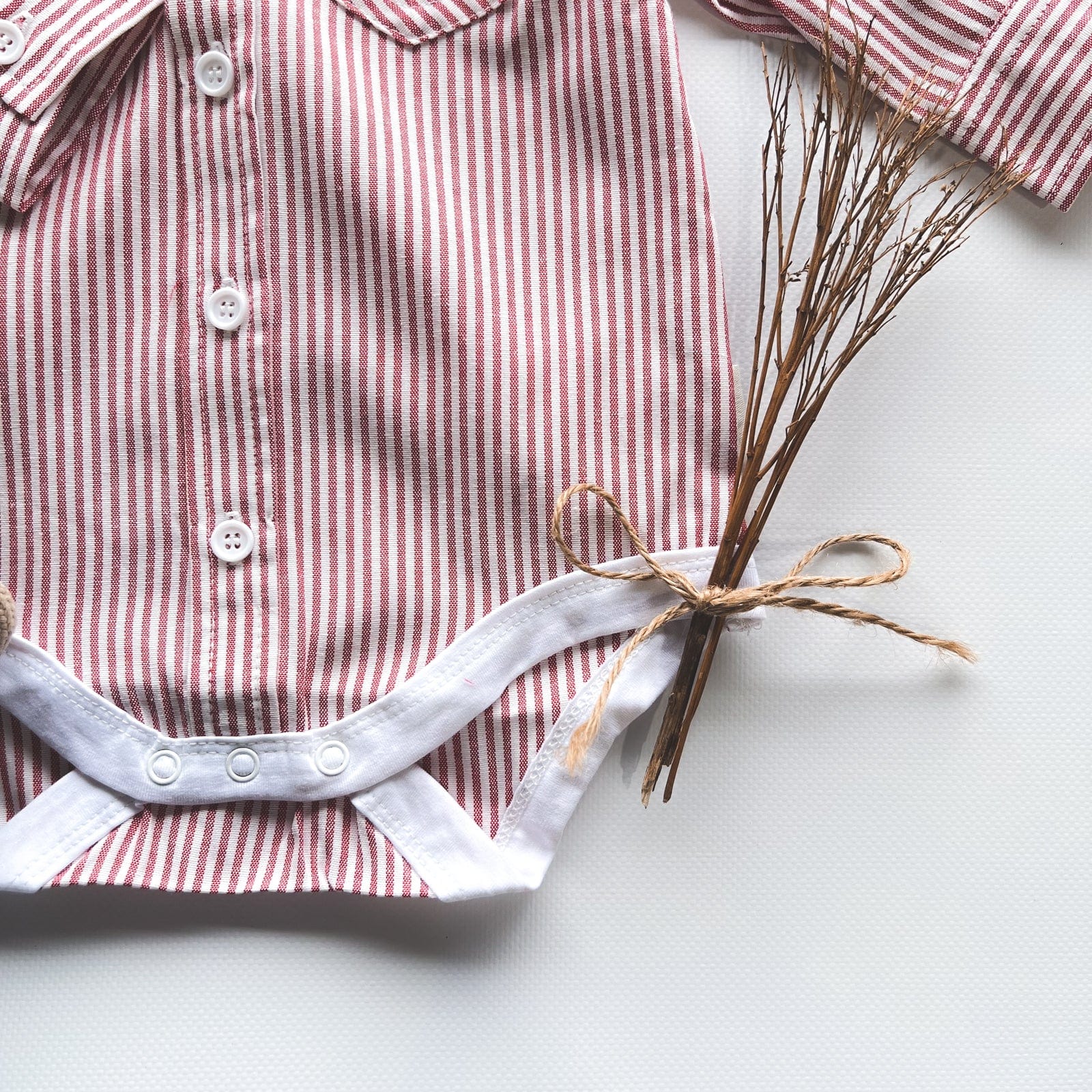 Love Henry Infant Boy's Dress Shirt Romper