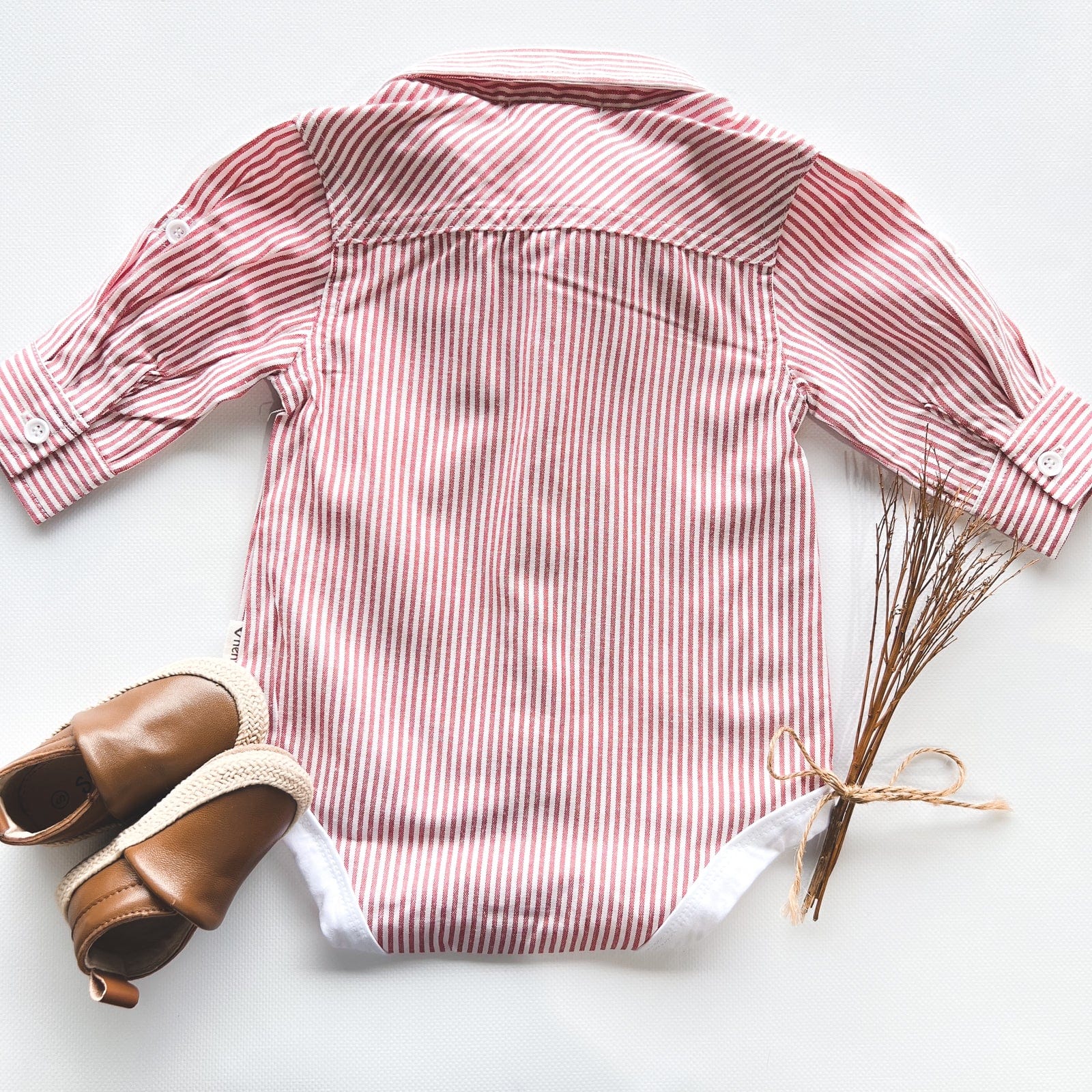 Love Henry Infant Boy's Dress Shirt Romper