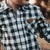 Love Henry Boy's Dress Shirt Large Green Check
