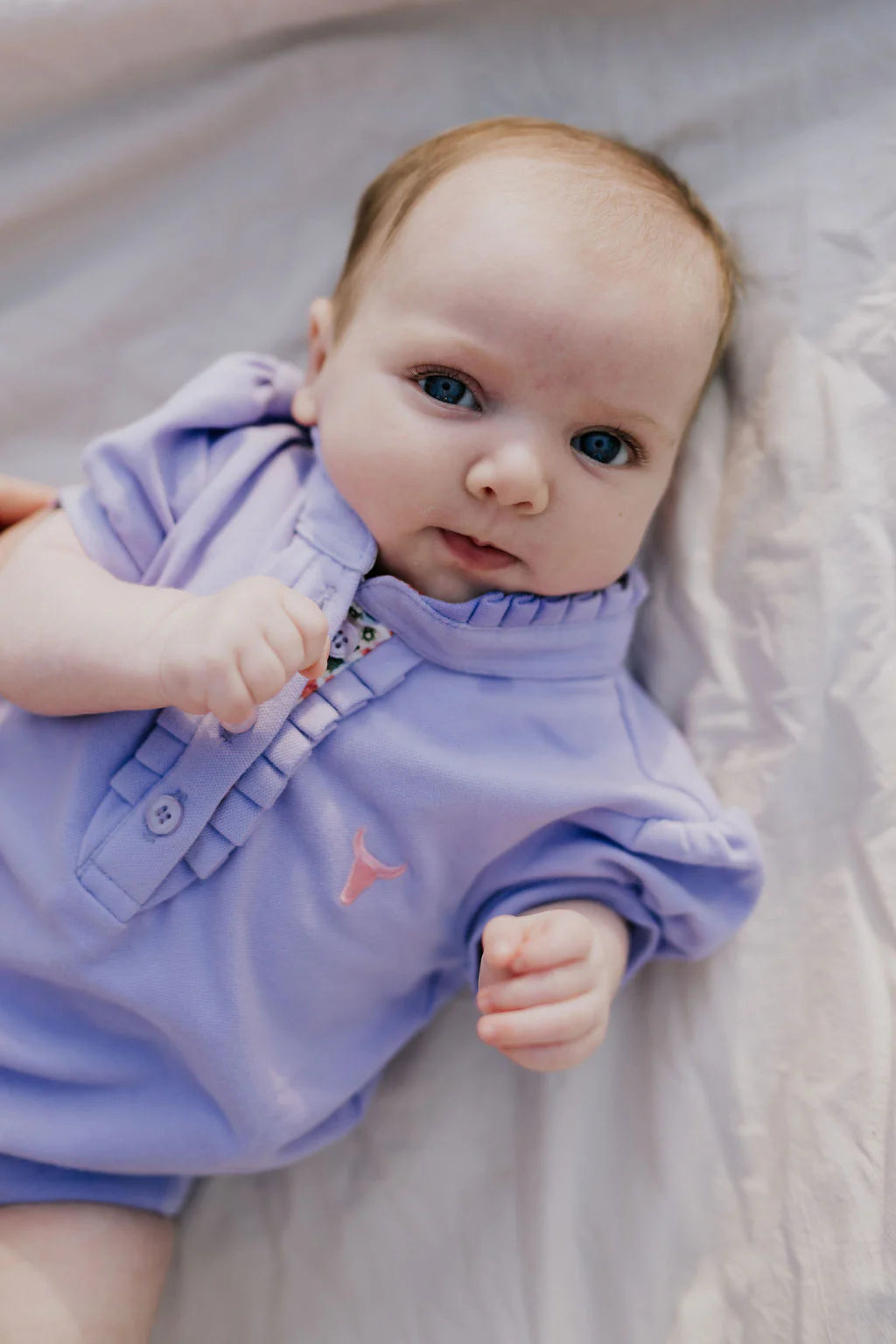 Little Windmill Co Lizzy Infant Polo S/S Romper