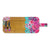 Lisa Pollock Rose Bouquet Large Platter. Floral-themed cutting board with knives on a white background