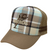 Rocky Mavericks Grey Plaid Trucker Cap