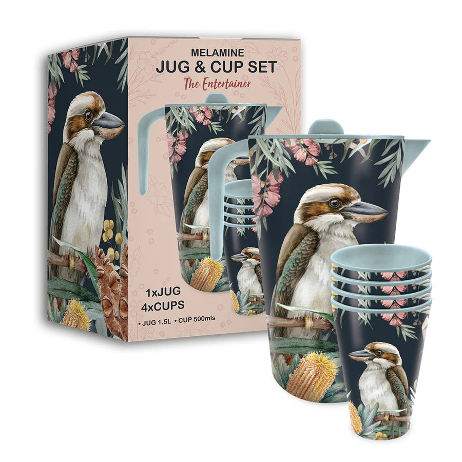 Lisa Pollock - Melamine Jug & Cup Set - Bush Guardian