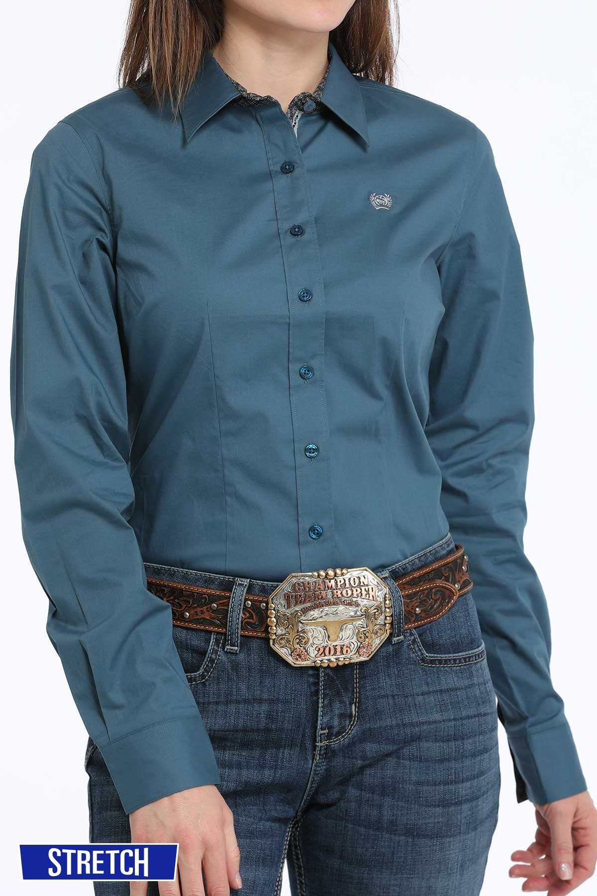 Cinch Women's Plain L/S Western Shirt