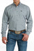 Cinch Men's Solid Grey L/S Western Shirt