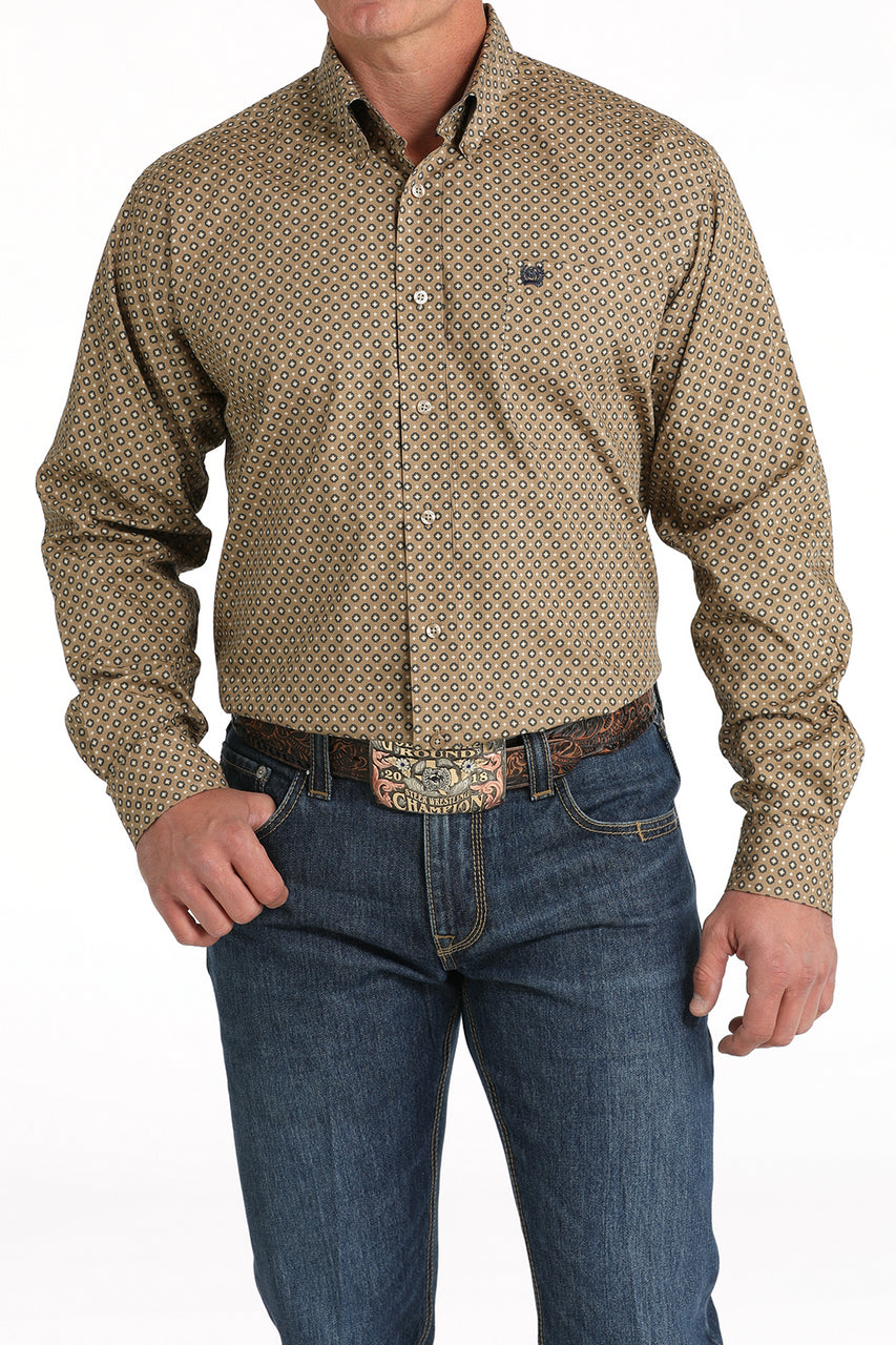 Cinch Men's Geometric L/S Western Shirt