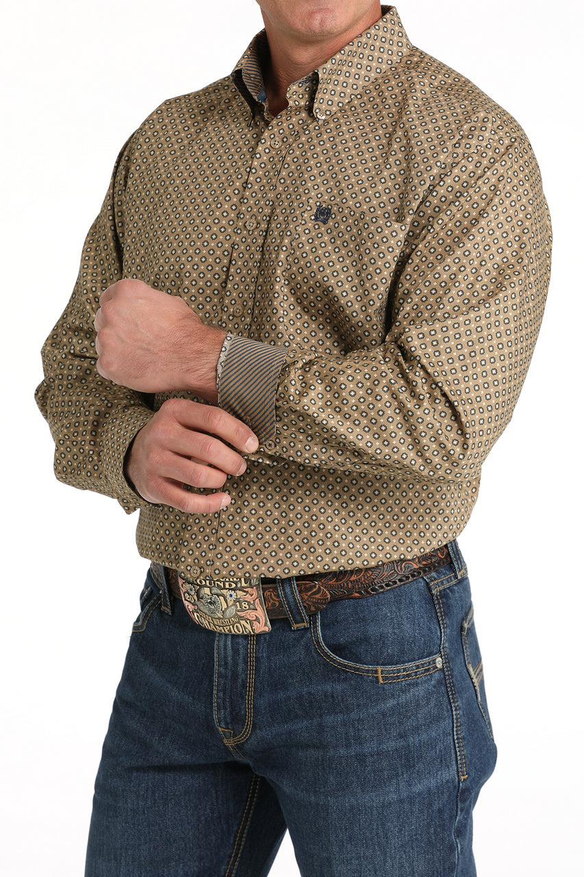 Cinch Men's Geometric L/S Western Shirt