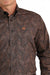 Cinch Men's Paisley Print L/S Western Shirt