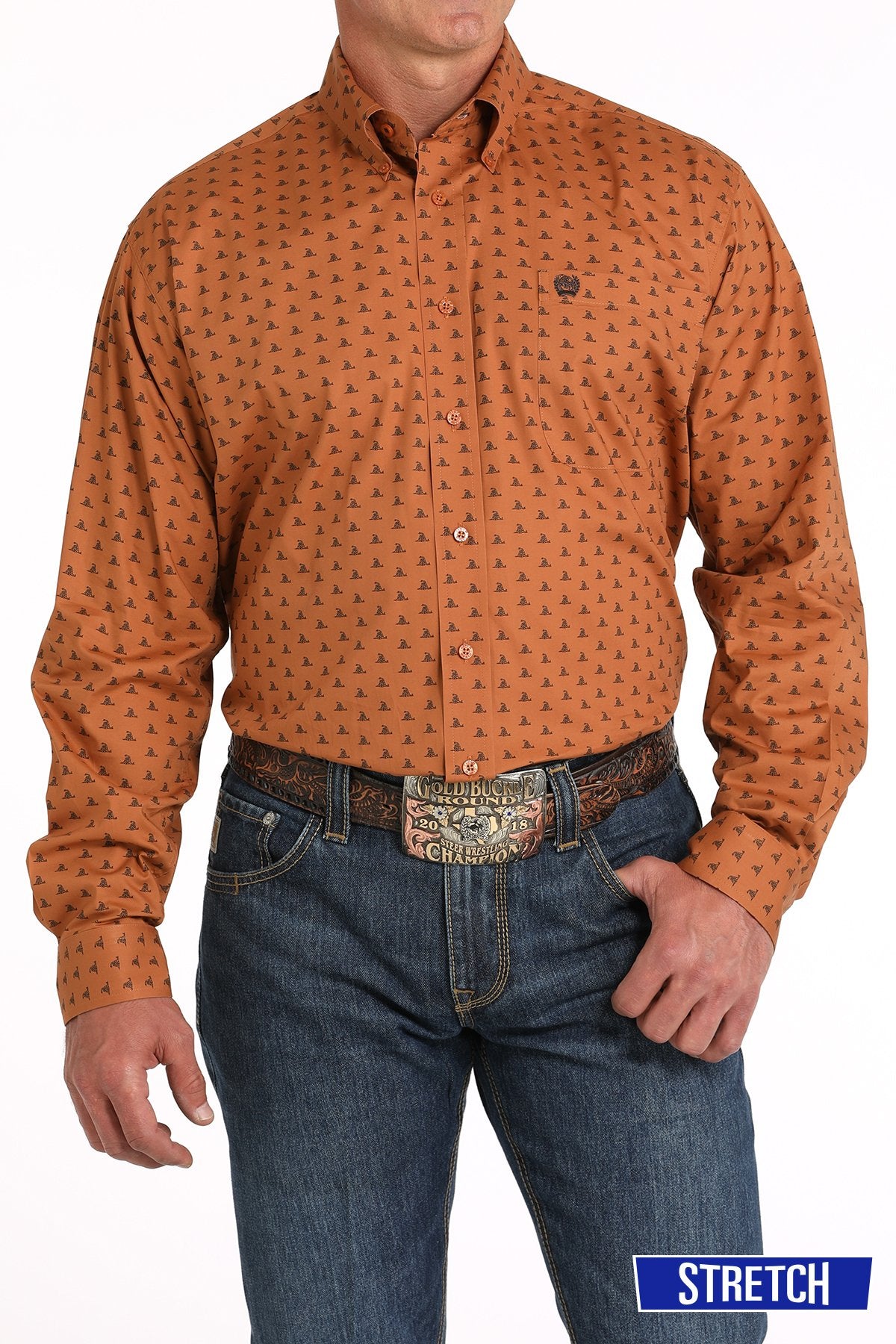 Cinch Men's Gadsden Print L/S Western Shirt