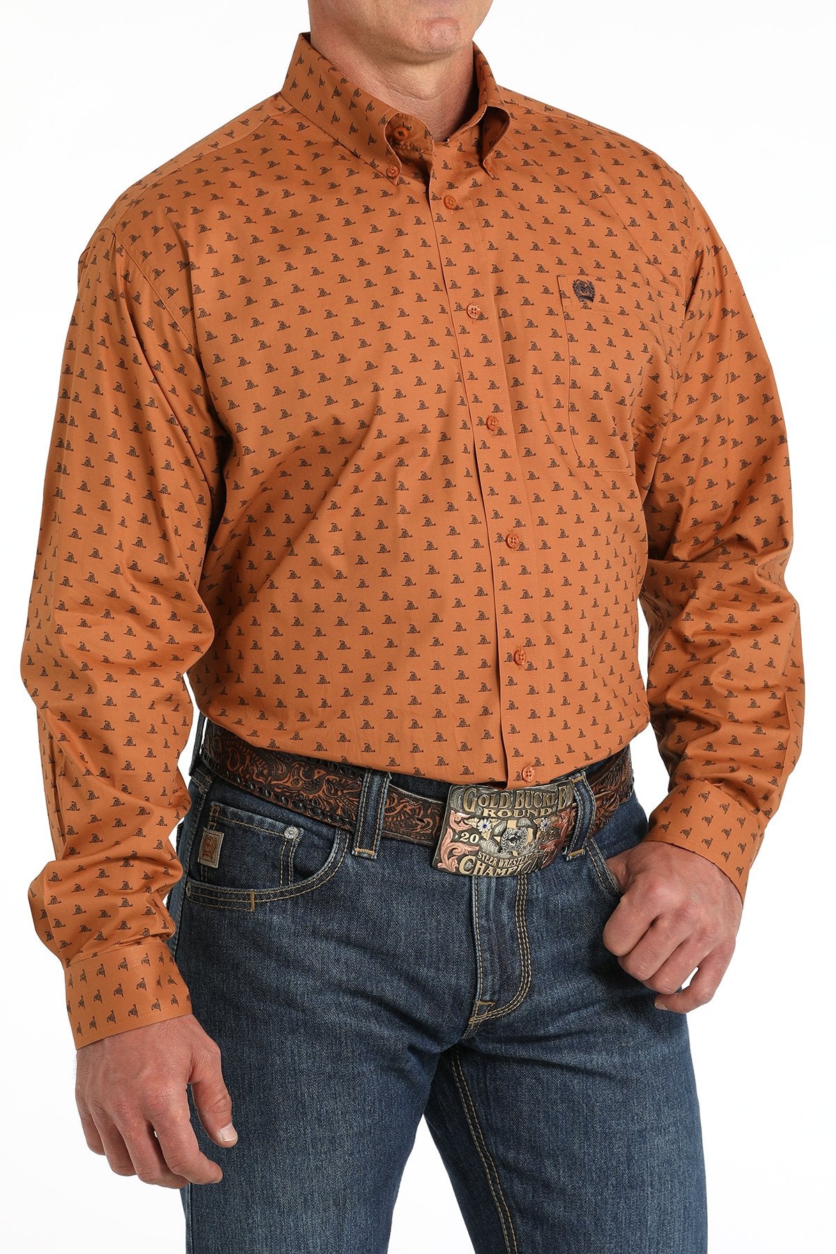 Cinch Men's Gadsden Print L/S Western Shirt