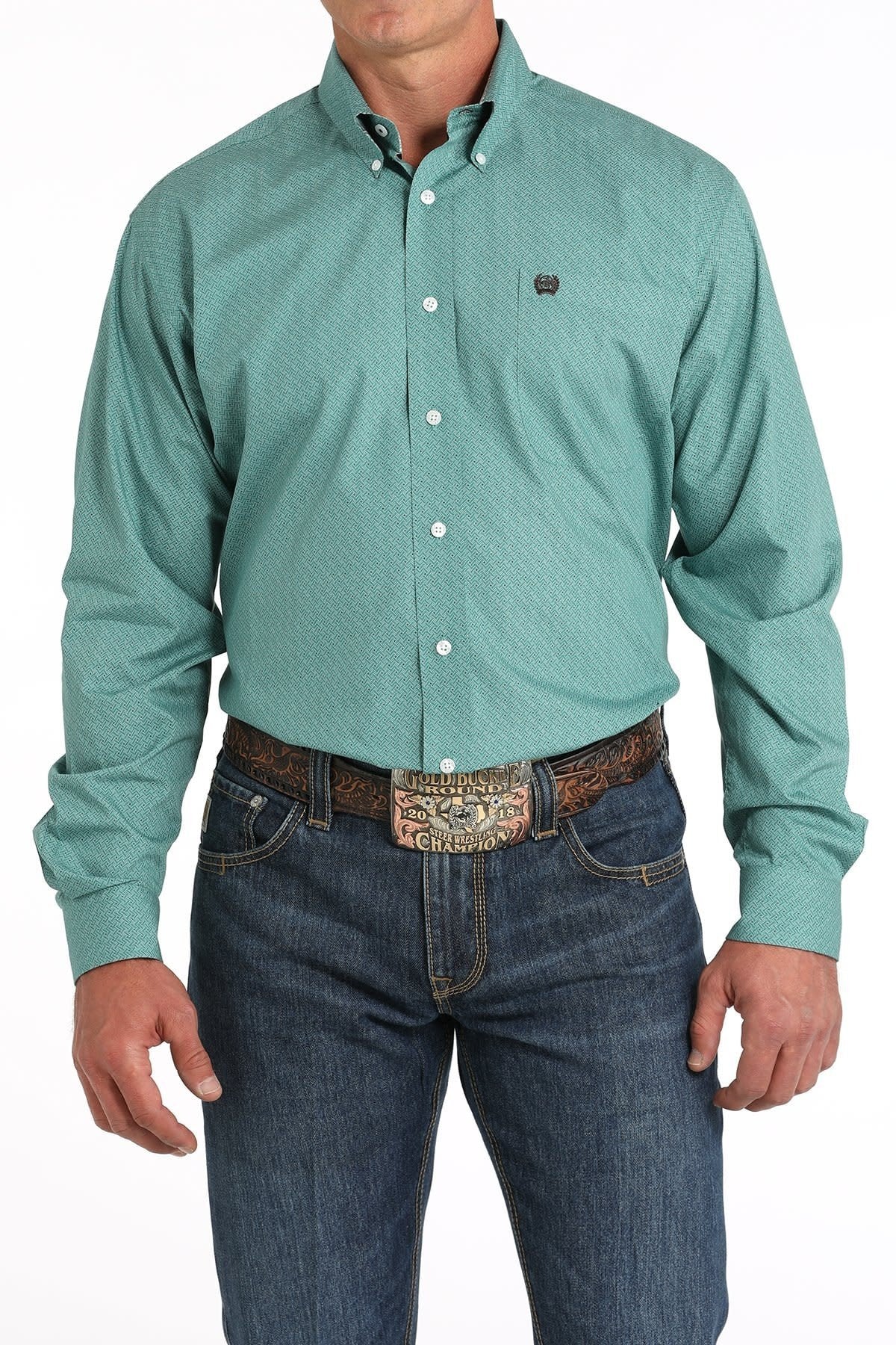 Cinch Men's Geometric Print L/S Western Shirt