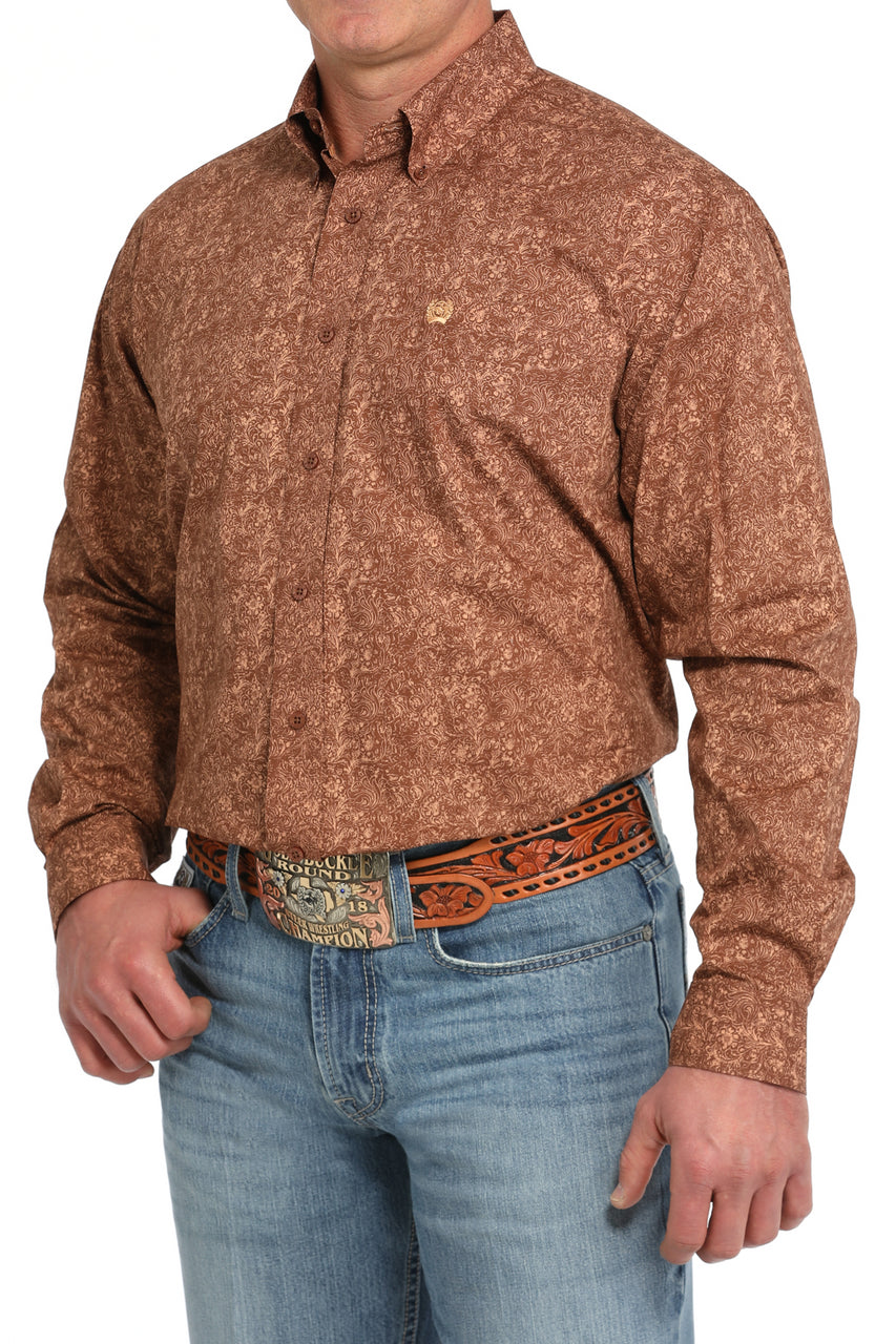 Cinch Men's Paisley L/S Western Shirt