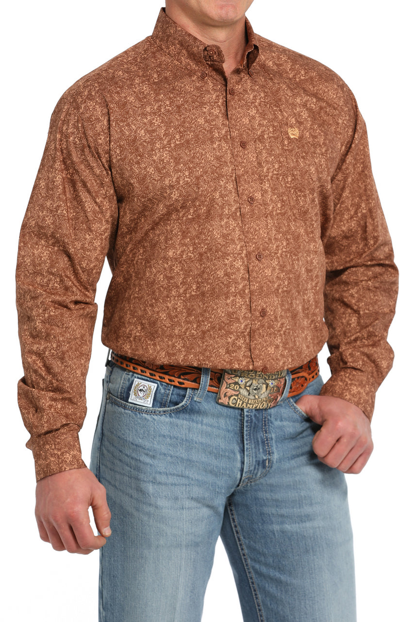 Cinch Men's Paisley L/S Western Shirt