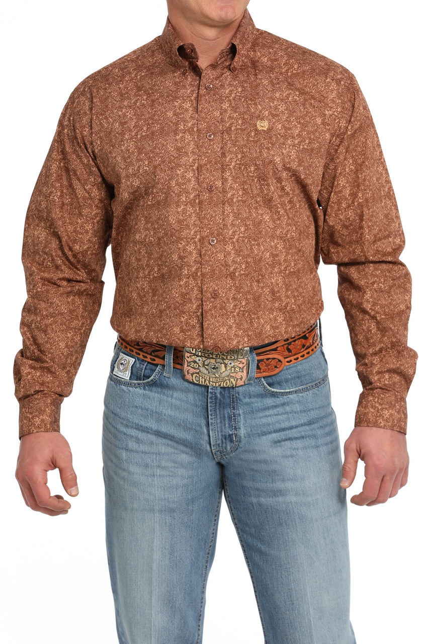 Cinch Men's Paisley L/S Western Shirt