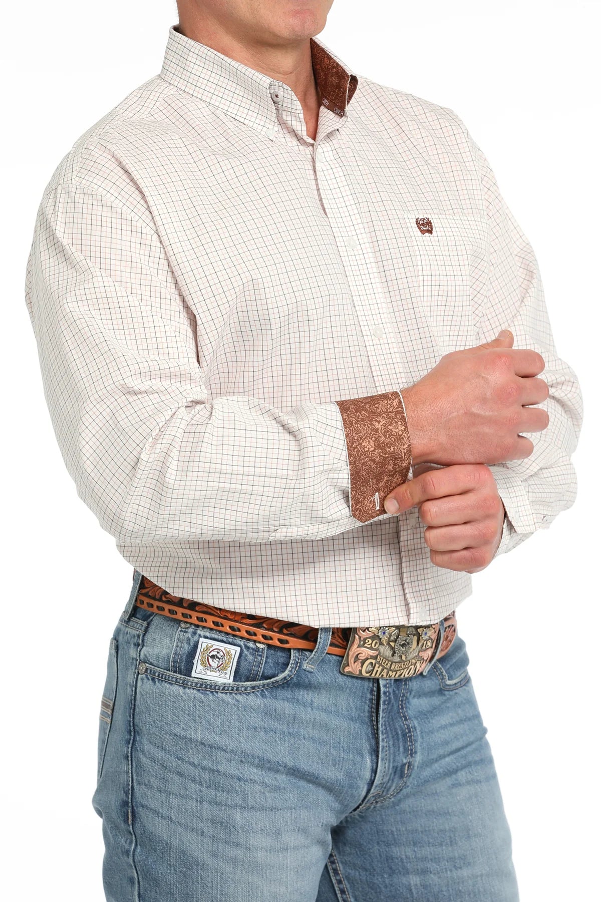 Cinch Men's Check L/S Western Shirt