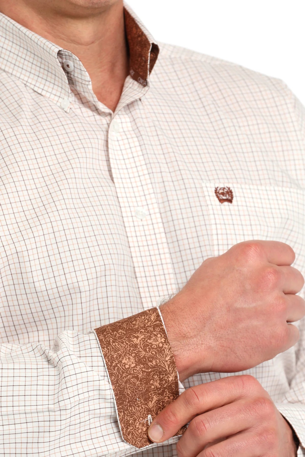 Cinch Men's Check L/S Western Shirt