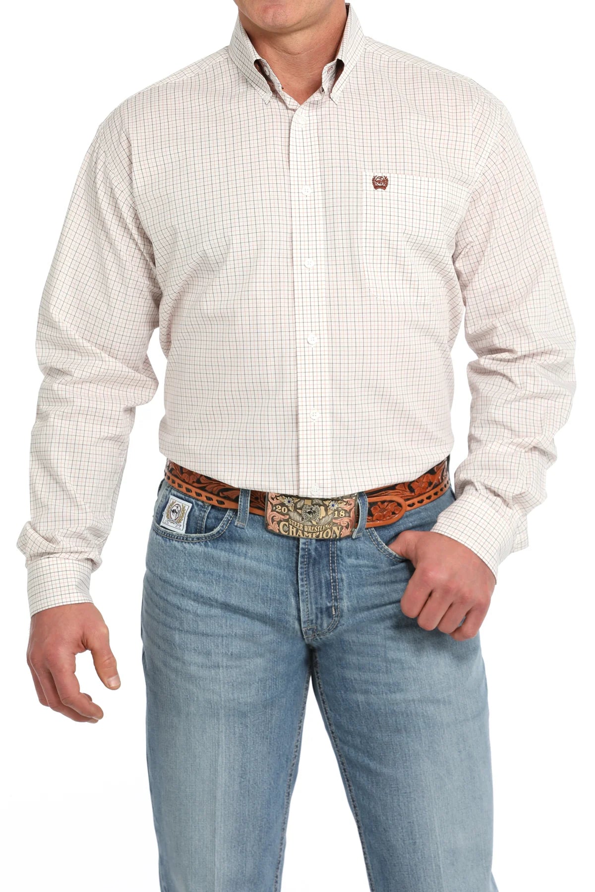 Cinch Men's Check L/S Western Shirt