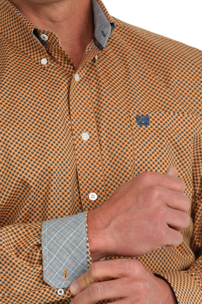 Cinch Men's Geometric Print L/S Western Shirt