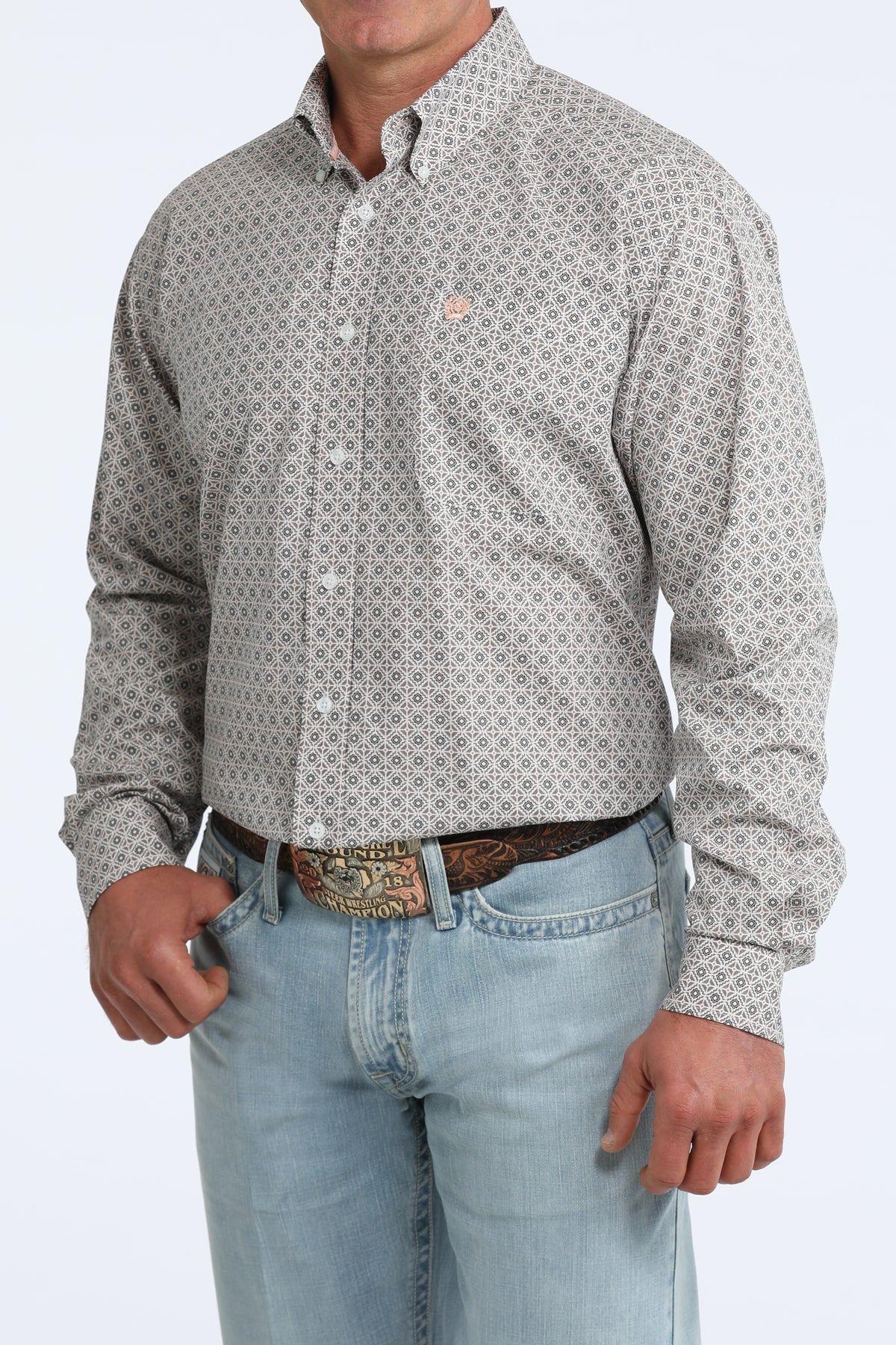 Cinch Men's Classic Fit Long Sleeve Western Shirt