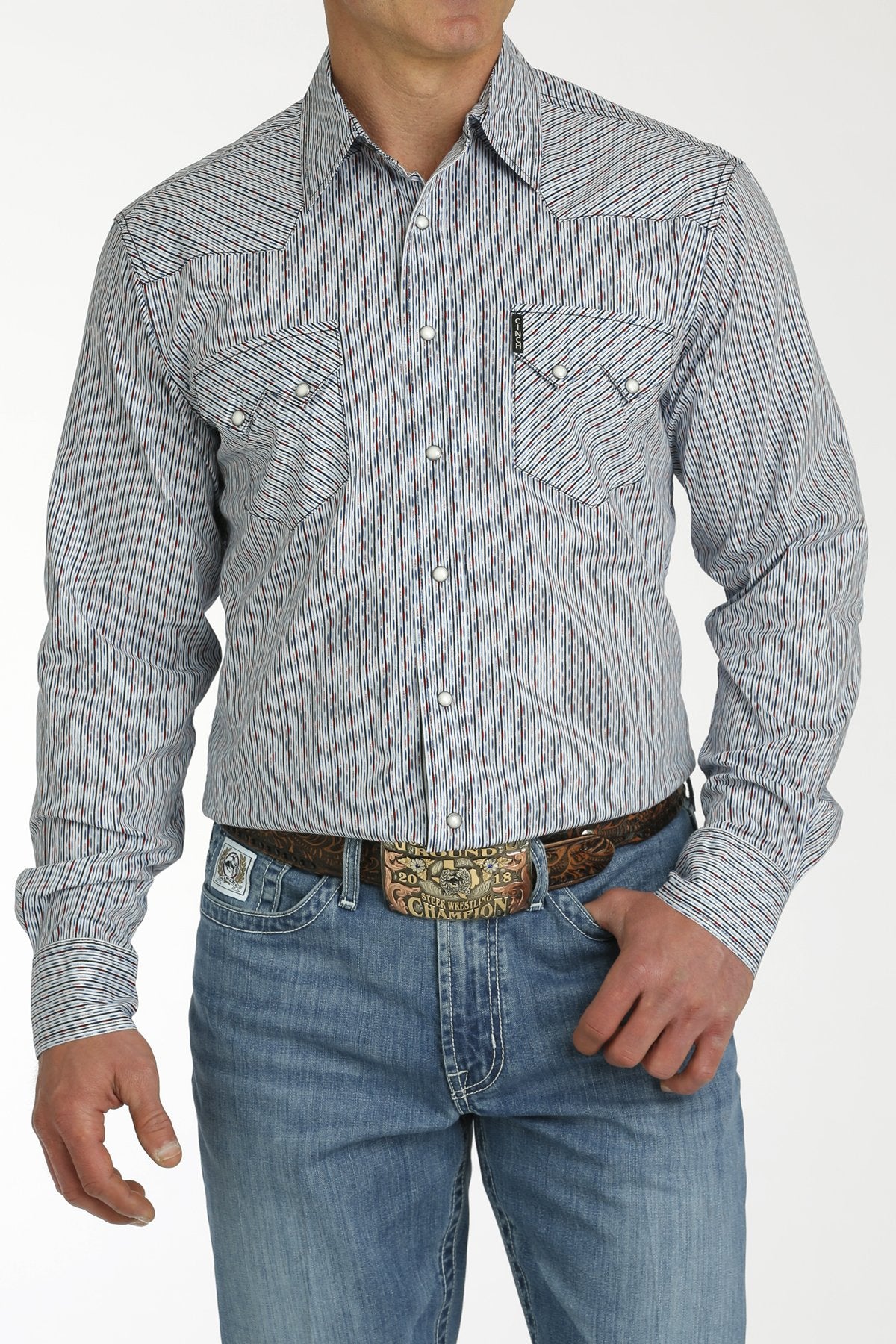 Cinch Men's Modern Fit L/S Western Shirt