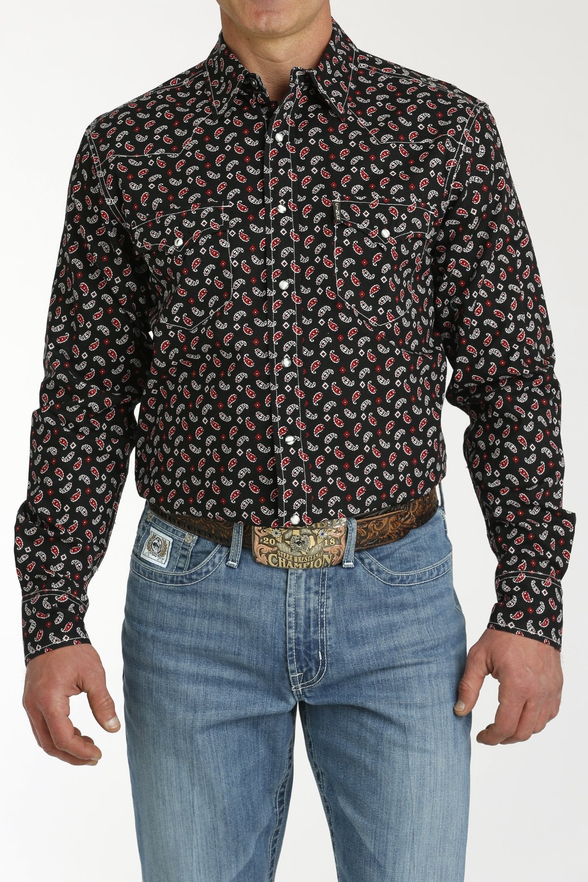 Cinch Men's Modern Fit L/S Western Shirt