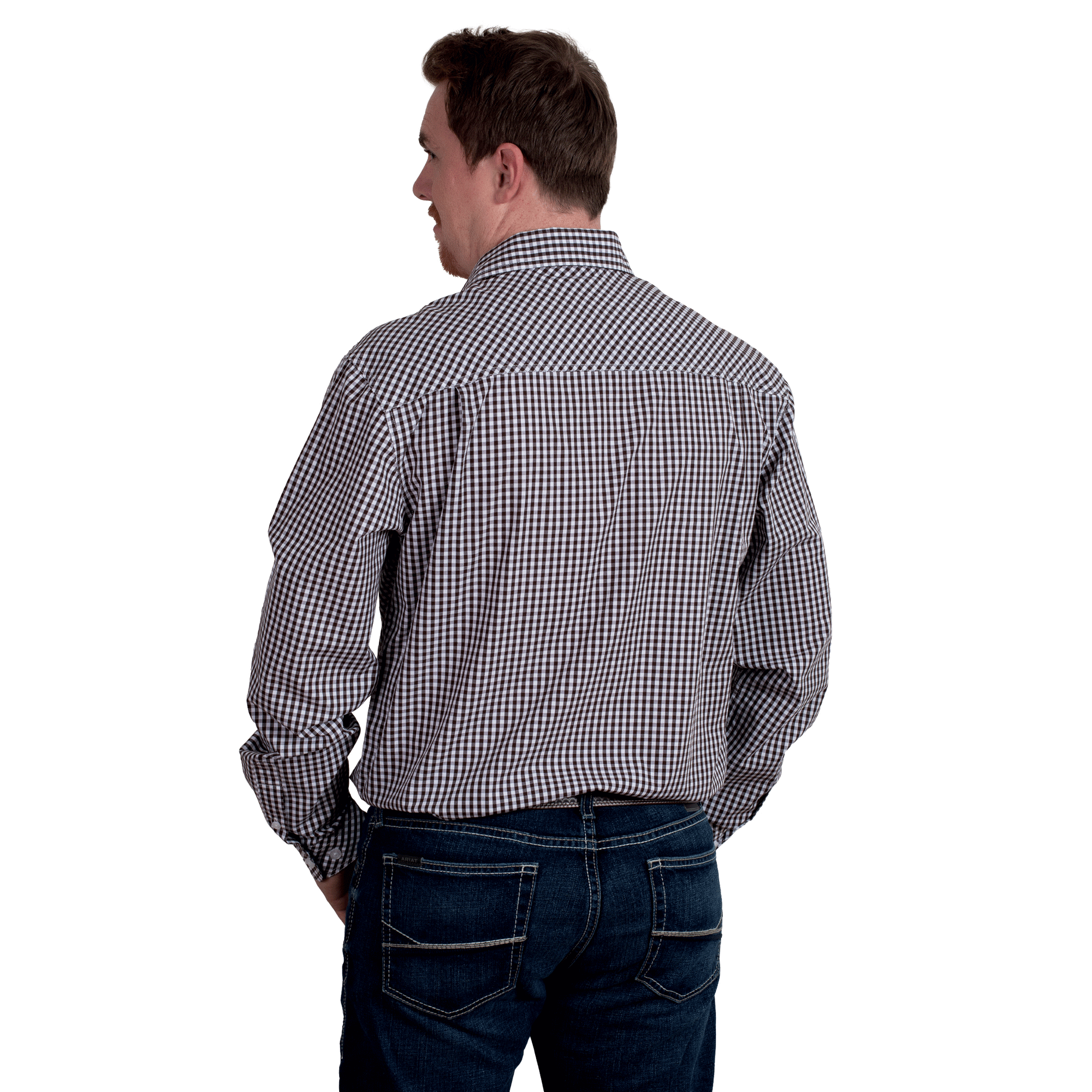 Just Country Men's Austin L/S Print Workshirt
