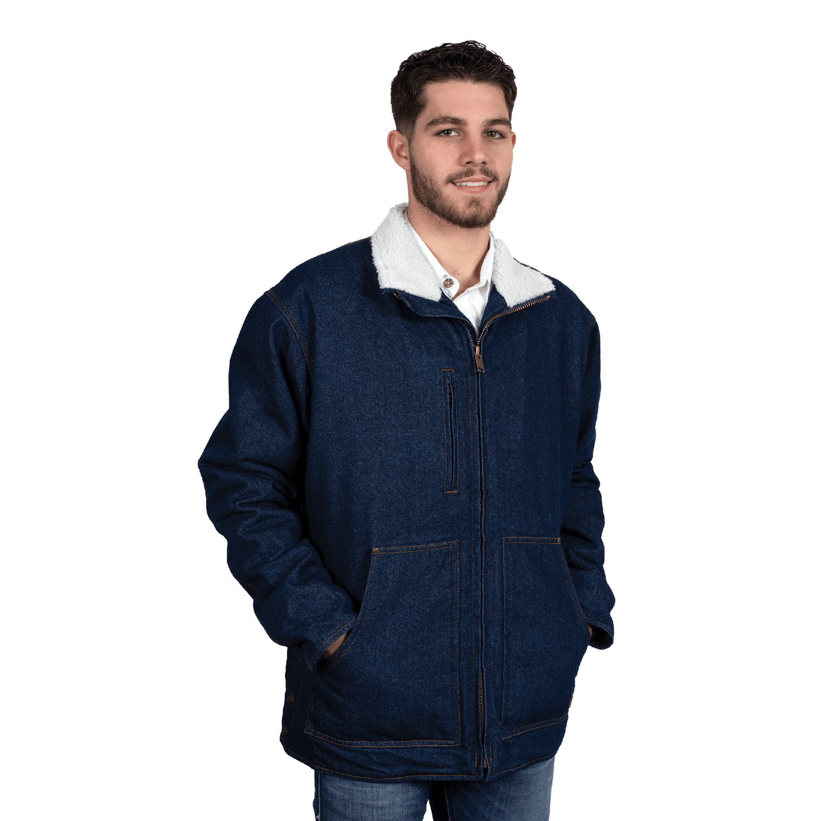 Just Country Men's Diamantina Sherpa Denim Jacket