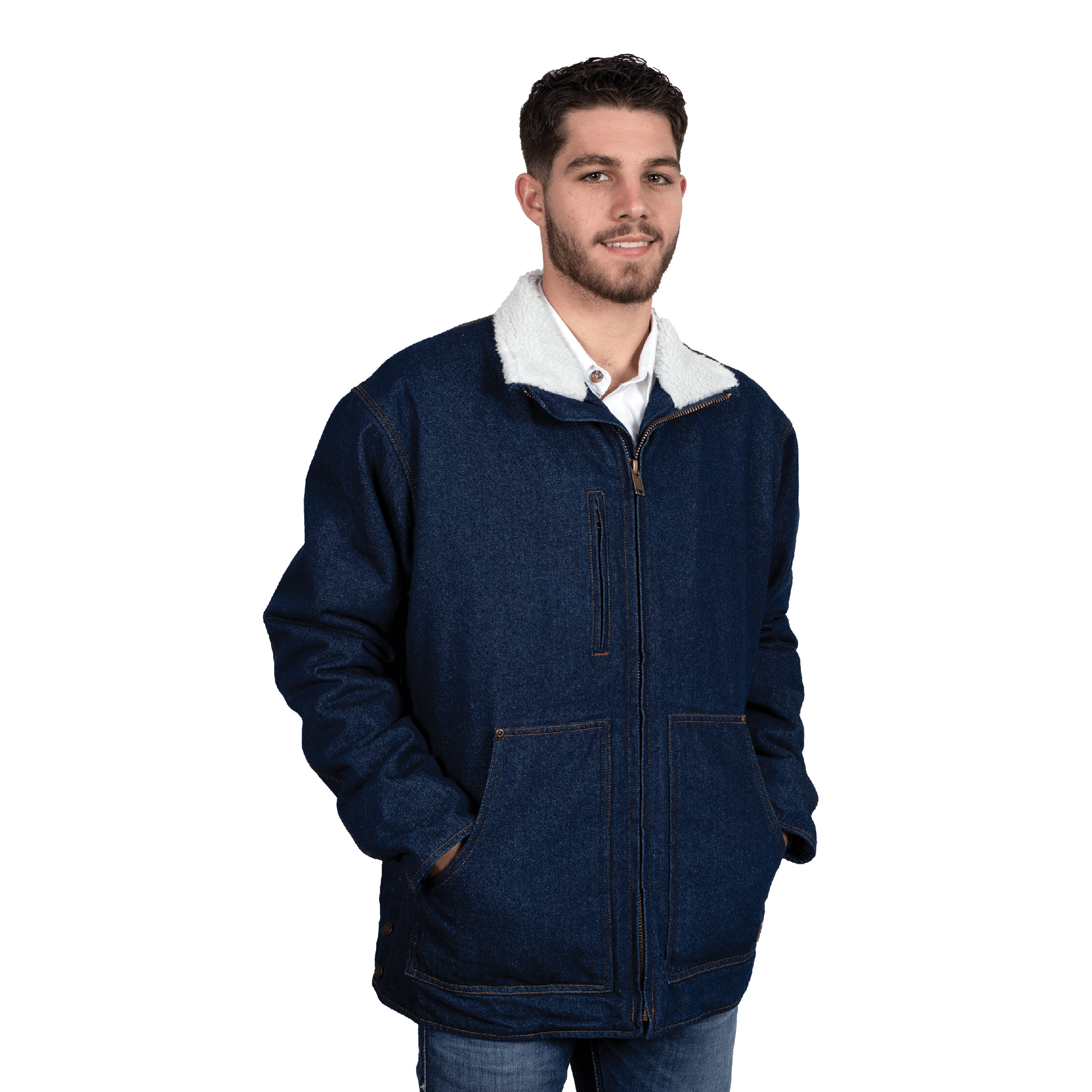 Just Country Men's Diamantina Sherpa Denim Jacket