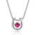 Montana Silversmiths Dancing Birthstone Horseshoe Necklace