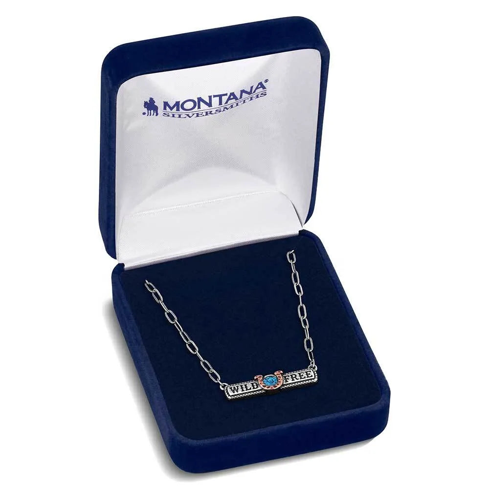 Montana Silversmiths Wild and Free Bar Necklace